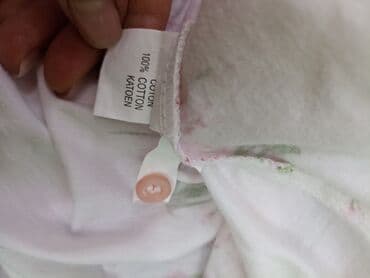 белая ночная сорочка: Ночная сорочка, Хлопок, Длинная модель, XL — 4