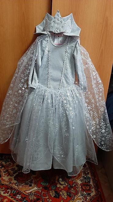 Платья: Детское платье, цвет - Серебристый, Новый — 9