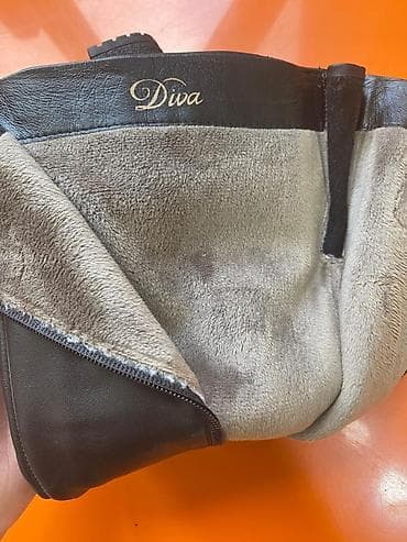 ботам: Женские сапоги и ботильоны Diva, черные… размеры 39-40. - Материал — 6