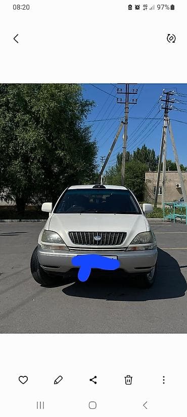 v6: Toyota Harrier: 1998 г., 3 л, Автомат, Бензин, Кроссовер — 1