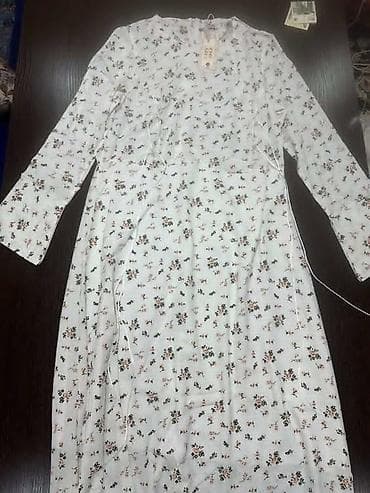 платье для покрытых: Продаю срочно 137ш белый 134ш цветок — 4