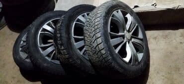 Колеса в сборе 215 / 55 / R 17, Зима, Б/у, Комплект, Легковые, Литые