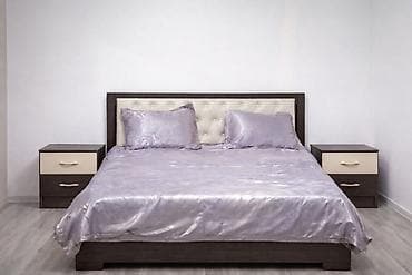 Туалетные столики: Спальный гарнитур, Б/у, Двуспальная кровать, Кыргызстан, МДФ, Самовывоз, Платная доставка, цвет - Коричневый — 2