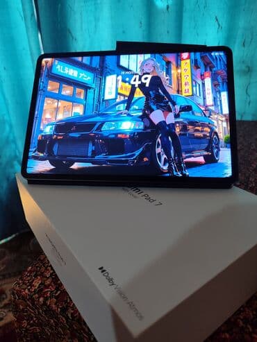 переходник для наушников и микрофона для ноутбука: Планшет, Xiaomi, память 256 ГБ, 11" - 12", Wi-Fi, Б/у, Классический цвет - Черный — 1
