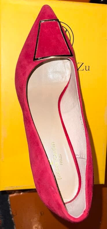 Сапоги: Туфли, 36, Б/у, цвет - Черный, Самовывоз, Платная доставка — 2