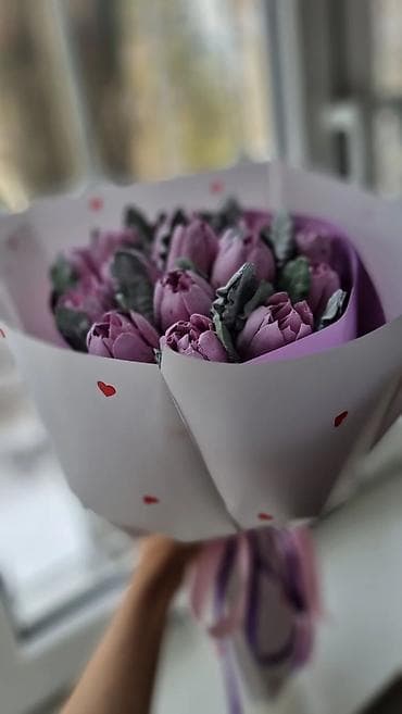 жареный марожный: 🌸✨ Удивите своих близких вкусом и красотой! ✨🌸 Я — зефирный флорист — — 4