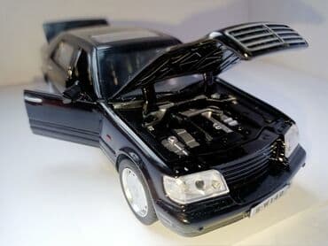 велик на титановых дисках: Коллекционная масштабная модель машинки Mercedes-Benz W140 станет — 3