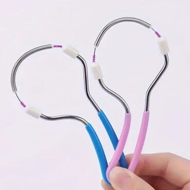 депиляция для мужчин: Металлический эпилятор для удаления волос на лице с удобными ручками — 2