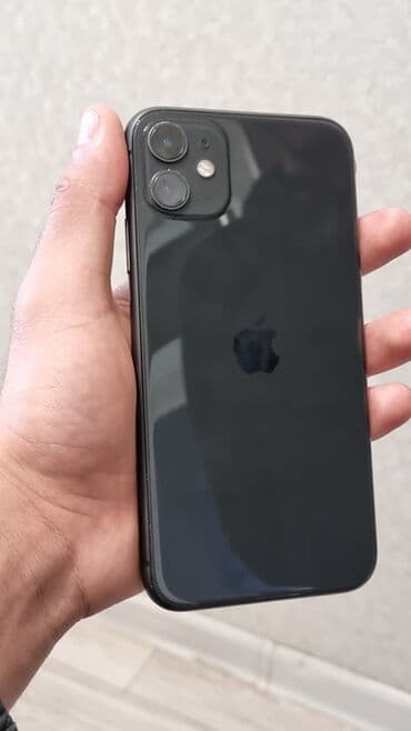 iphone11 телефон: IPhone 11, Б/у, 128 ГБ, Черный, Зарядное устройство, Чехол — 1