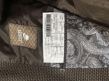 m16 mini: Мужской пиджак AGBOSS - Классический крой с узкими лацканами - Ткань — 5