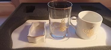 third edition solution: Новый Набор для кофе/чая Состав: - Прямоугольный поднос из белого — 2