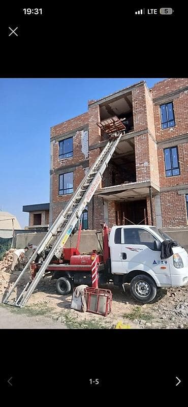 sprinter bazar: Услуга: автовышка/лестничный подъемник на базе малотоннажного — 2