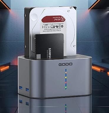 dvd rw: Док-станция GODO GDPD07T-U для SATA жестких дисков/SSD 2.5/3.5 с — 1