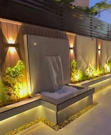 led matrix panel: Декоративные фонтаны — 9
