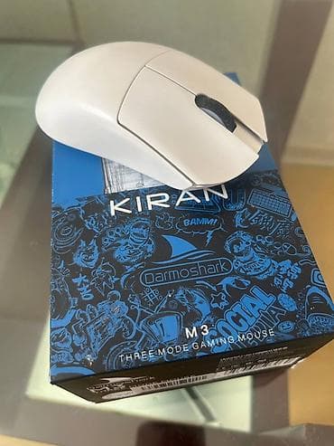 Игровая мышь Darmoshark M3 KIRAN (Three Mode Gaming Mouse), белая -