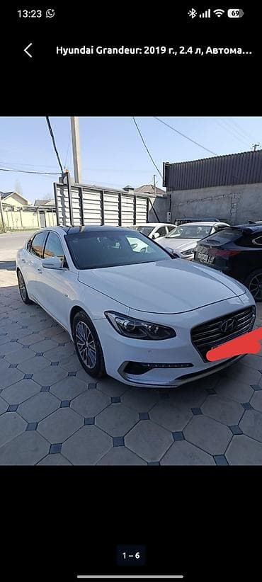 Hyundai Grandeur: 2019 г., 2.4 л, Автомат, Гибрид, Седан — 2