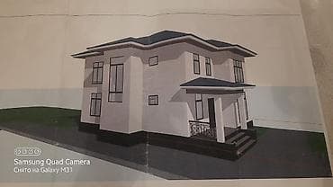 двухэтажный дом в бишкеке: Дом, 236 м², 6 комнат, ПСО (под самоотделку) — 2