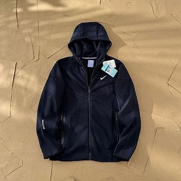 Мужская толстовка, M, L, Nike, Б/у, цвет - Синий, Бесплатная доставка, Платная доставка, Самовывоз