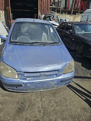 ручка кпп 124: Hyundai Getz, 5‑дверный хэтчбек, голубой цвет. чачылды. РАЗБОРГО — 2