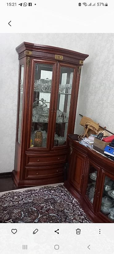 сервизы: Гарнитур для зала, Дерево, цвет - Коричневый — 3