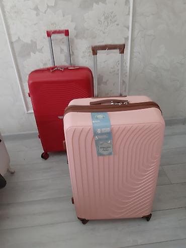 Зер буюмдар: Чемодан, Материалы: Желим, Чоң (70 л ашык, Дөңгөлөктүү — 3