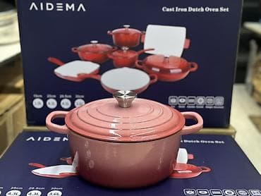 Кухонные принадлежности: Набор посуды AIDEMA Cast Iron Dutch Oven Set — эмалированный чугун в — 2