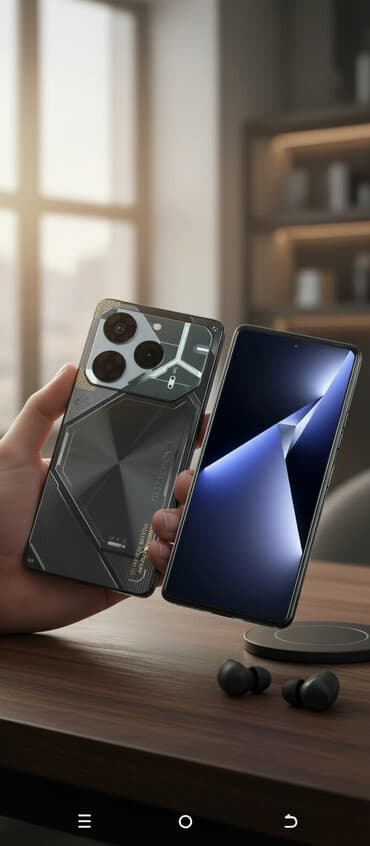 poco m7 бишкек: Tecno Pova 6, Колдонулган, 256 ГБ, түсү - Кара, 1 SIM, 2 SIM — 1