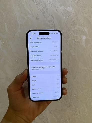 iphone 8 plus: IPhone 15 Pro, Б/у, 128 ГБ, Blue Titanium, Кабель, 88 % — 7