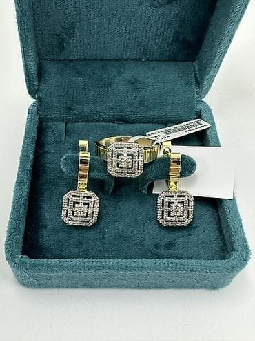 нардин часы: Набор украшений, Проба 585, Новый, Цвет металла: Желтый — 1