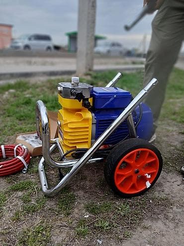 Инструменттер: Безвоздушный окрасочный аппарат на тележке Профессиональный — 6