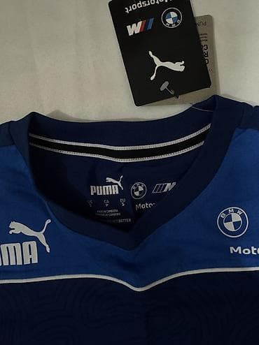 футболка бмв мужская: Мужская футболка, S, Puma, Новый, цвет - Синий, Самовывоз — 2
