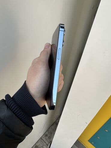 бу телефоны ош: IPhone 13 Pro, Б/у, 128 ГБ, Sierra Blue, Зарядное устройство, Защитное стекло, Чехол, 77 % — 2