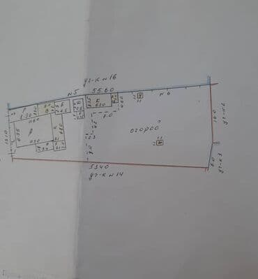 жилой дом ош: Дом, 65 м², 4 комнаты, Агентство недвижимости, Старый ремонт — 5