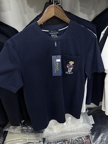 fred perry: Мужская футболка, M, L, XL, Polo Ralph Lauren, Новый, цвет - Белый, Самовывоз — 1
