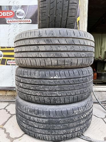 Шины 235 / 45 / R 18, Лето, Б/у, Комплект, Легковые, Корея, Roadstone
