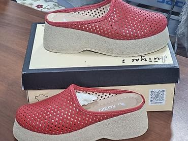 сменная обувь: Женские сабо ROBIN - Материал верха: натуральная кожа (перфорация по — 5