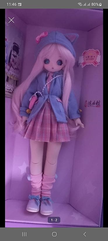 green coffee chrome: Кукла шарнирная. Стиль аниме. Бжд. Можно менять парички и глаза — 2