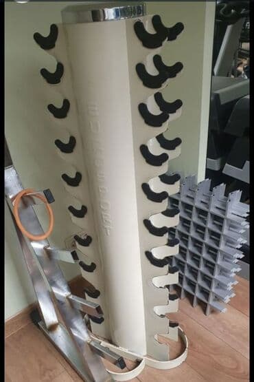 настольные теннисные ракетки: Стойка для гантелей в хорошем состоянии на 10пар — 1