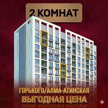 Недвижимость: 2 комнаты, 66 м², Элитка, 4 этаж, Готовая ПСО (под самоотделку) — 1