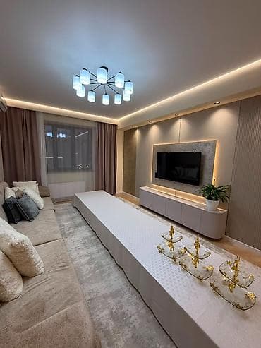 Батирлер: 3 бөлмө, 110 м², Асанбай мкр Элитка, 4 кабат, Евро оңдоо — 1