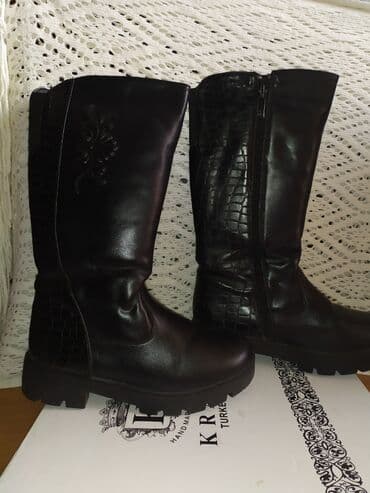 скандия обувь детская зимняя: Сапоги подростковые зимние.На тракторной подошве.В хорошем состоянии — 3