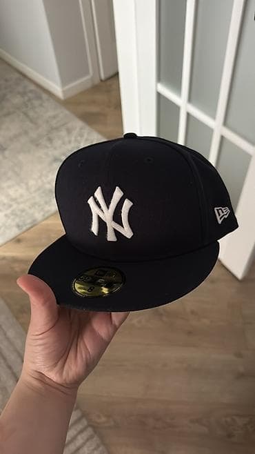 ростовые кукла: Кепка, Бейсболка, New York Yankees, Козырек: Прямой, Оригинал — 1
