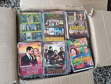 CD, DVD диски: Оптовый лот DVD-дисков с фильмами и сериалами на русском языке — 6