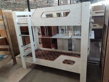 двухъярусные кровати для взрослых в бишкеке: Новая КРОВАТЬ двухярусная Российский ламинат Размер 1.75 на 75 В — 2