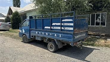 ресор на портер: Hyundai Porter, синий, малотоннажный бортовой грузовик. - Кабина — 5