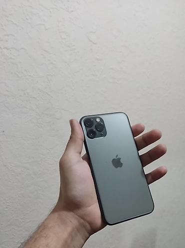 айфон икс с: IPhone 11 Pro, Б/у, Matte Midnight Green, 65 % — 2