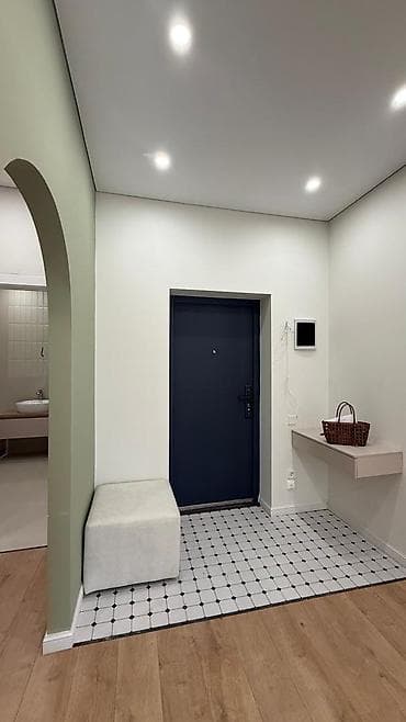комнаты в тамчы: 2 комнаты, 55 м², Асанбай мкр Элитка, 10 этаж, Дизайнерский ремонт — 2