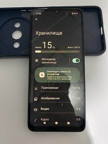 Redmi, Redmi 5A, Б/у, 128 ГБ, цвет - Черный, 2 SIM
