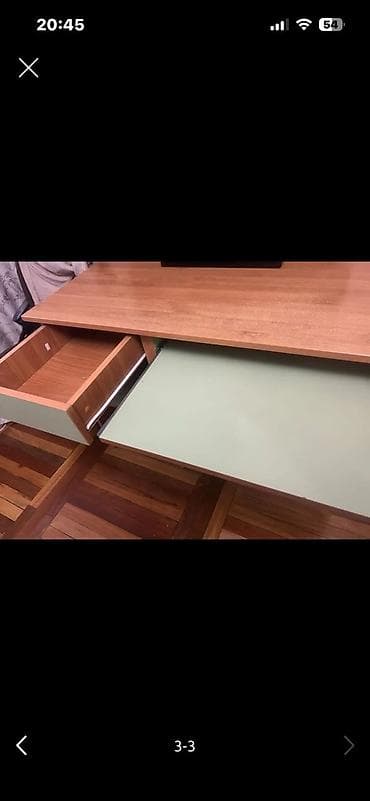 study table: Компьютерный стол, С полками — 3