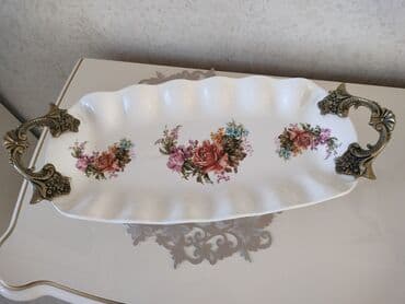 сервиз фарфор: Набор сервировочной посуды в классическом стиле. Состав: - 2 — 9